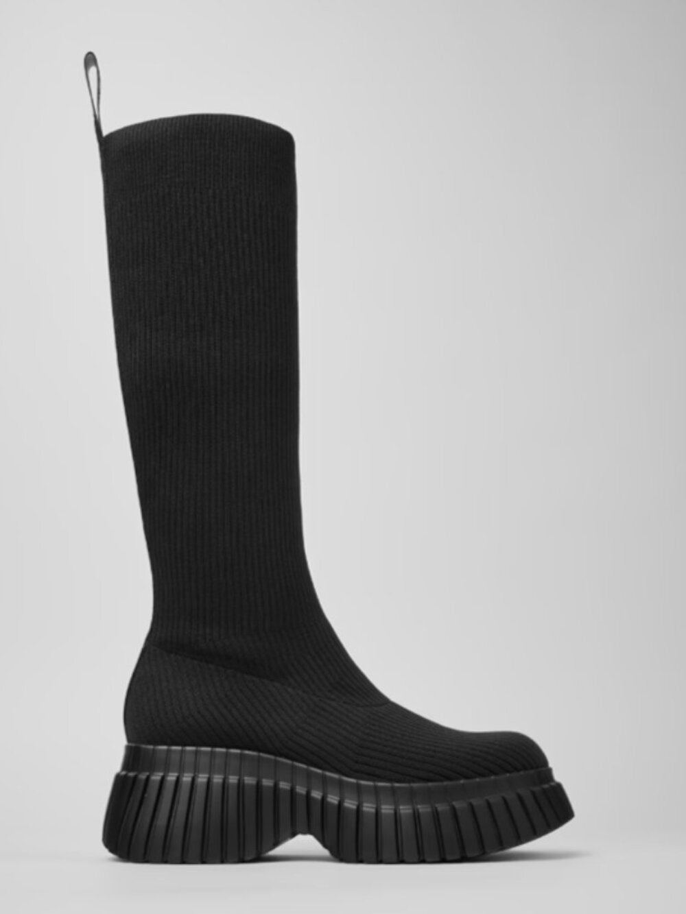 Camper BCN TENCEL Black textile boots for women - Size 40 or US 9